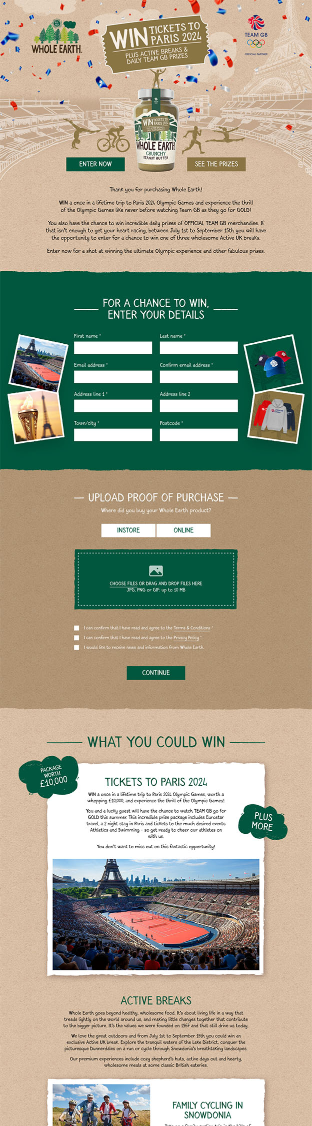 Whole Earth promotion